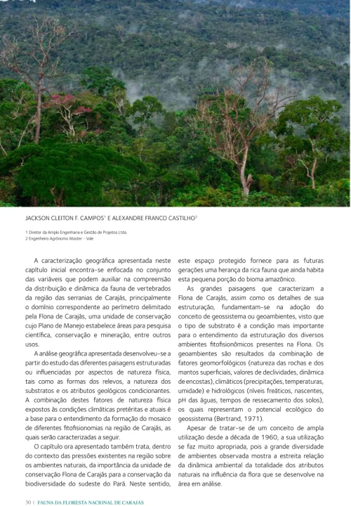 05 Livro Fauna da Floresta Nacional de Carajas