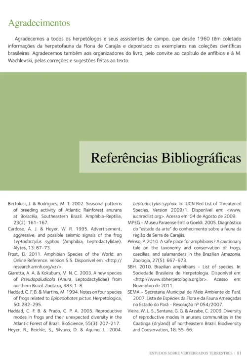 16 Livro Fauna da Floresta Nacional de Carajas